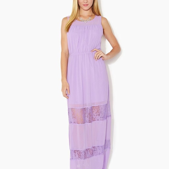 Charming Charlie Dresses & Skirts - ‼️MUST GO‼️MAKE OFFER‼️Lilac Maxi Dress